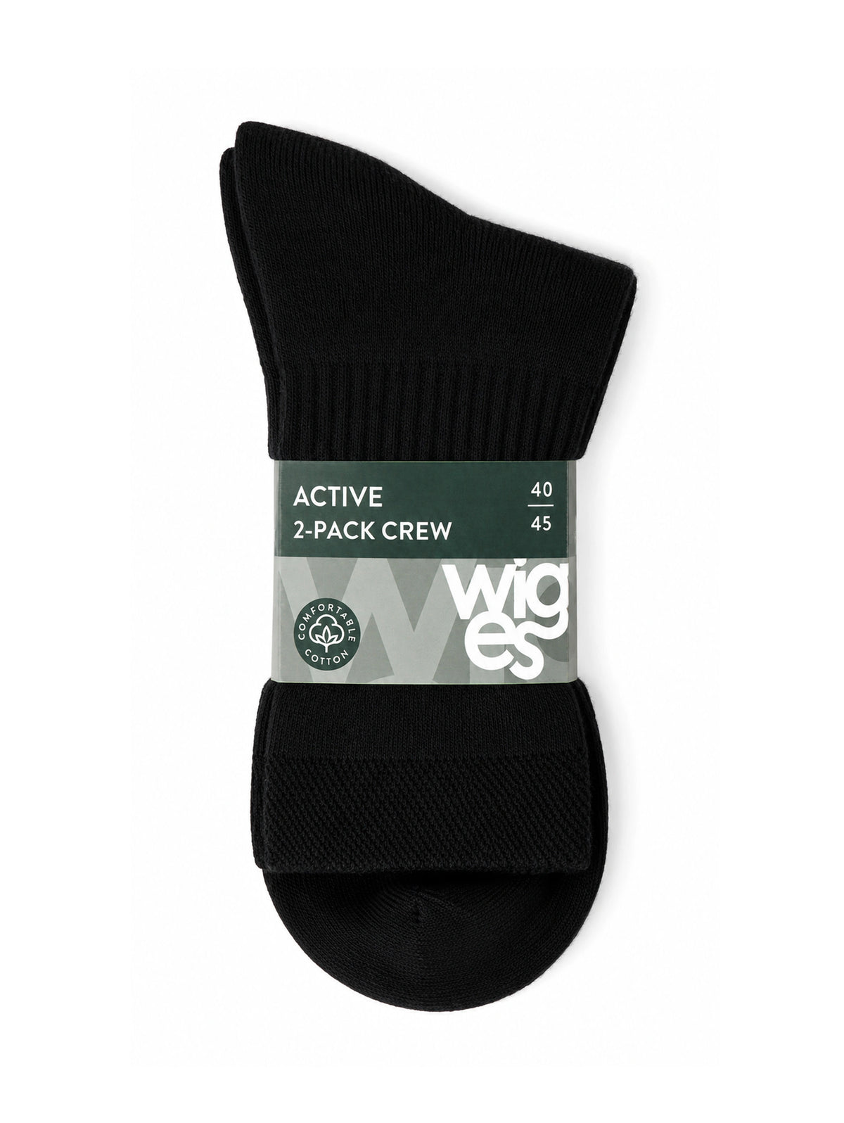 Active Sportsock 2-pack – Svart