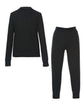 Barnunderställ i bambu & polyester – Svart