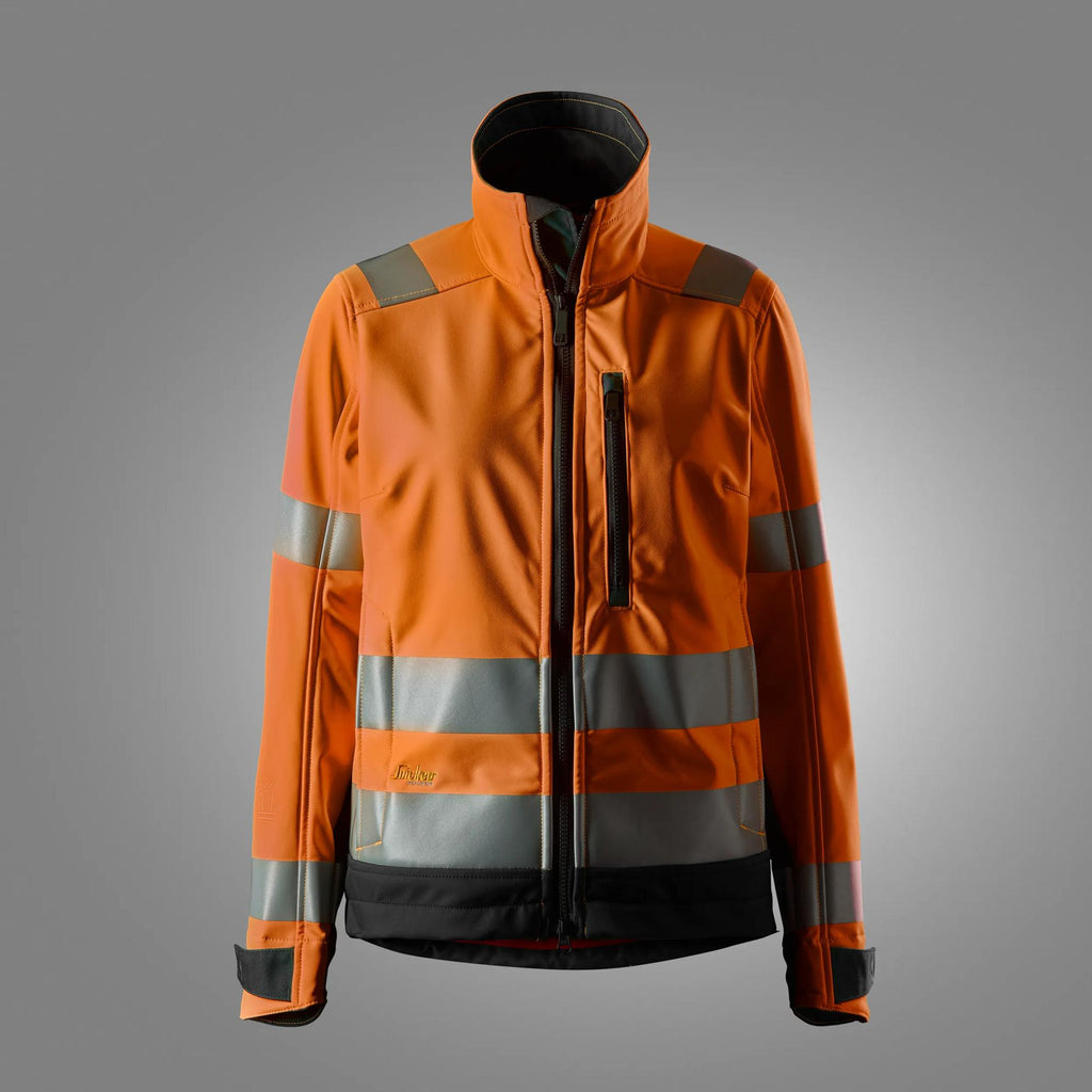 High-Vis, Varseljacka i softshell dam, klass 2/3