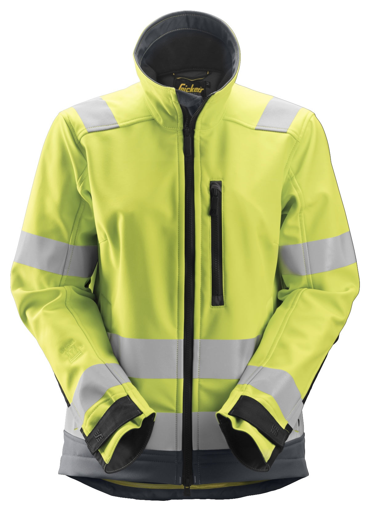 High-Vis, Varseljacka i softshell dam, klass 2/3