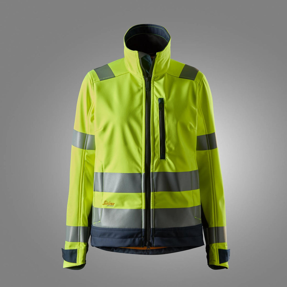 High-Vis, Varseljacka i softshell dam, klass 2/3