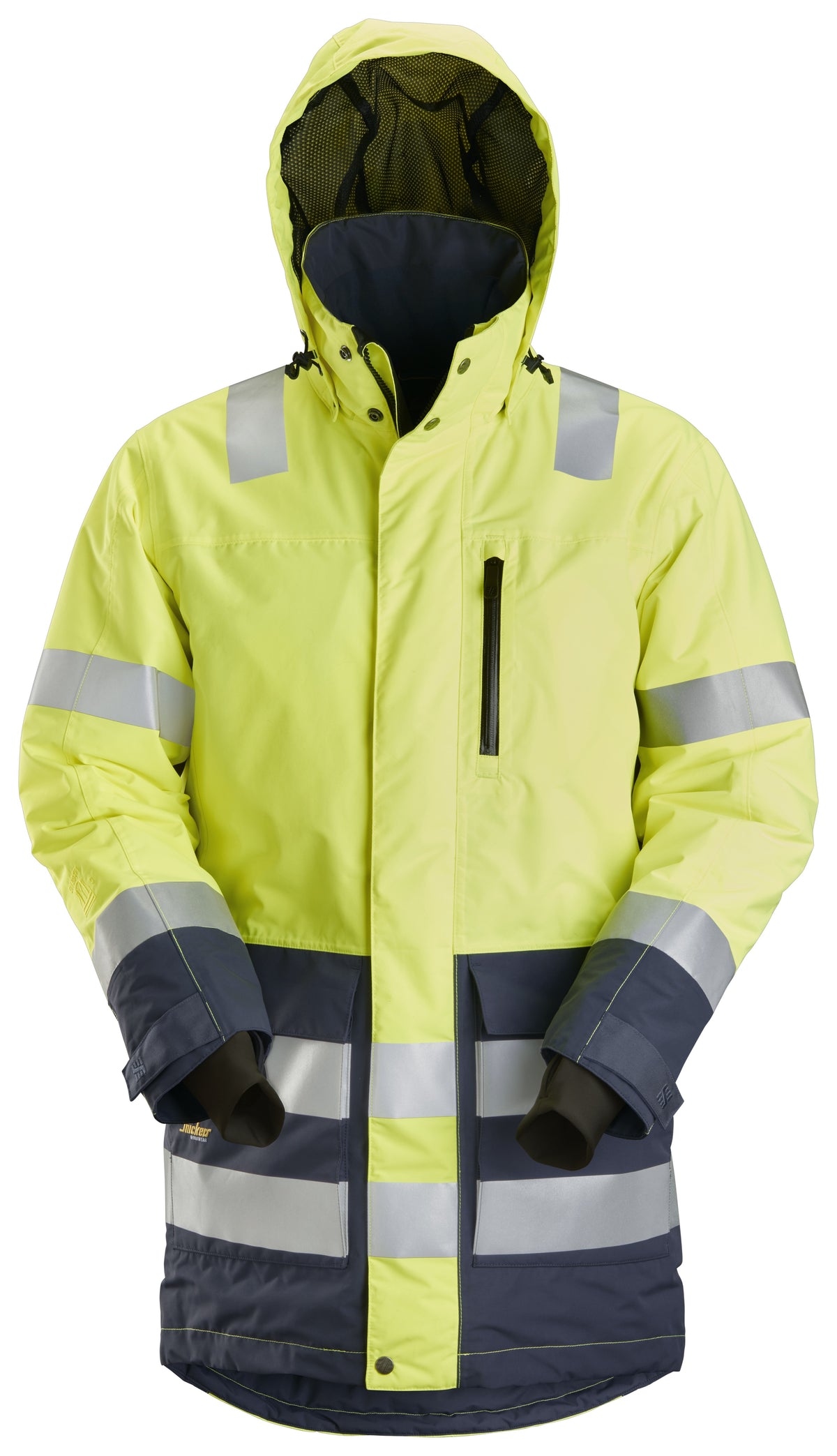 High-Vis, Vattentät varselparkas, klass 3