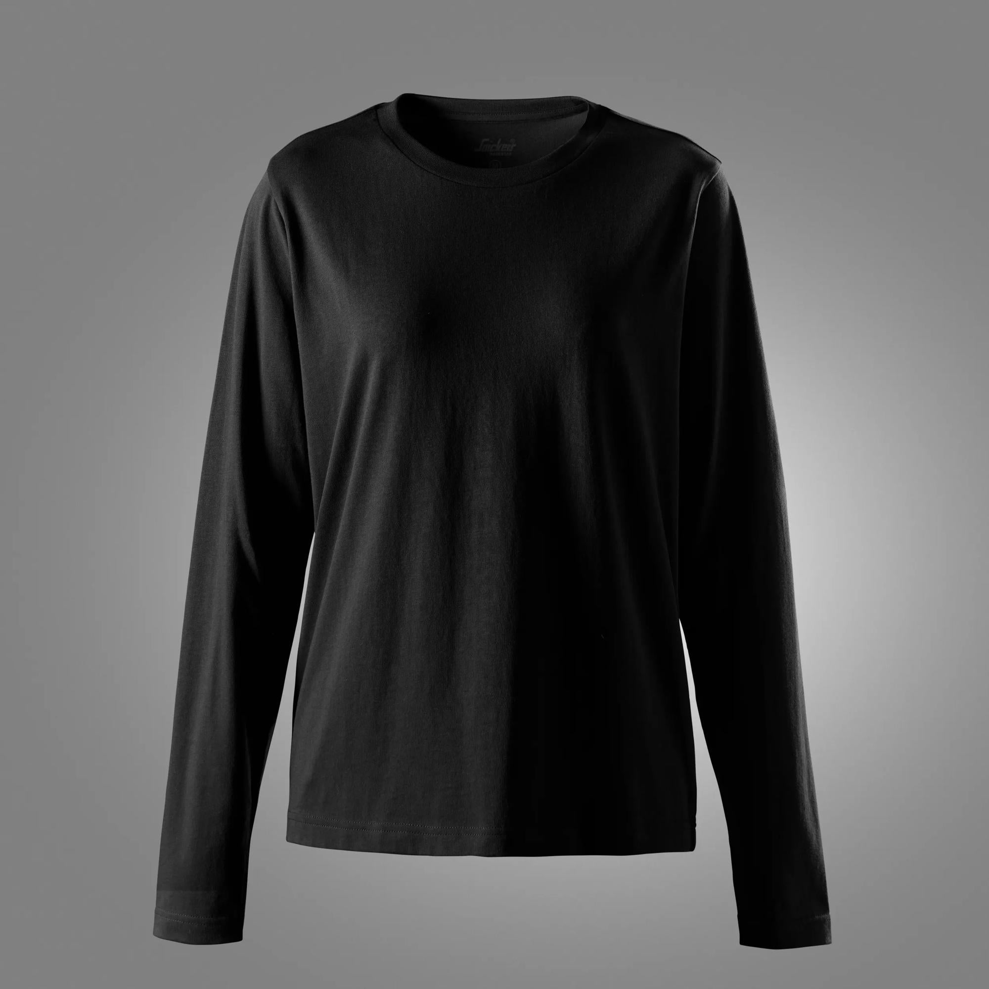 Klassisk långärmad T-shirt dam