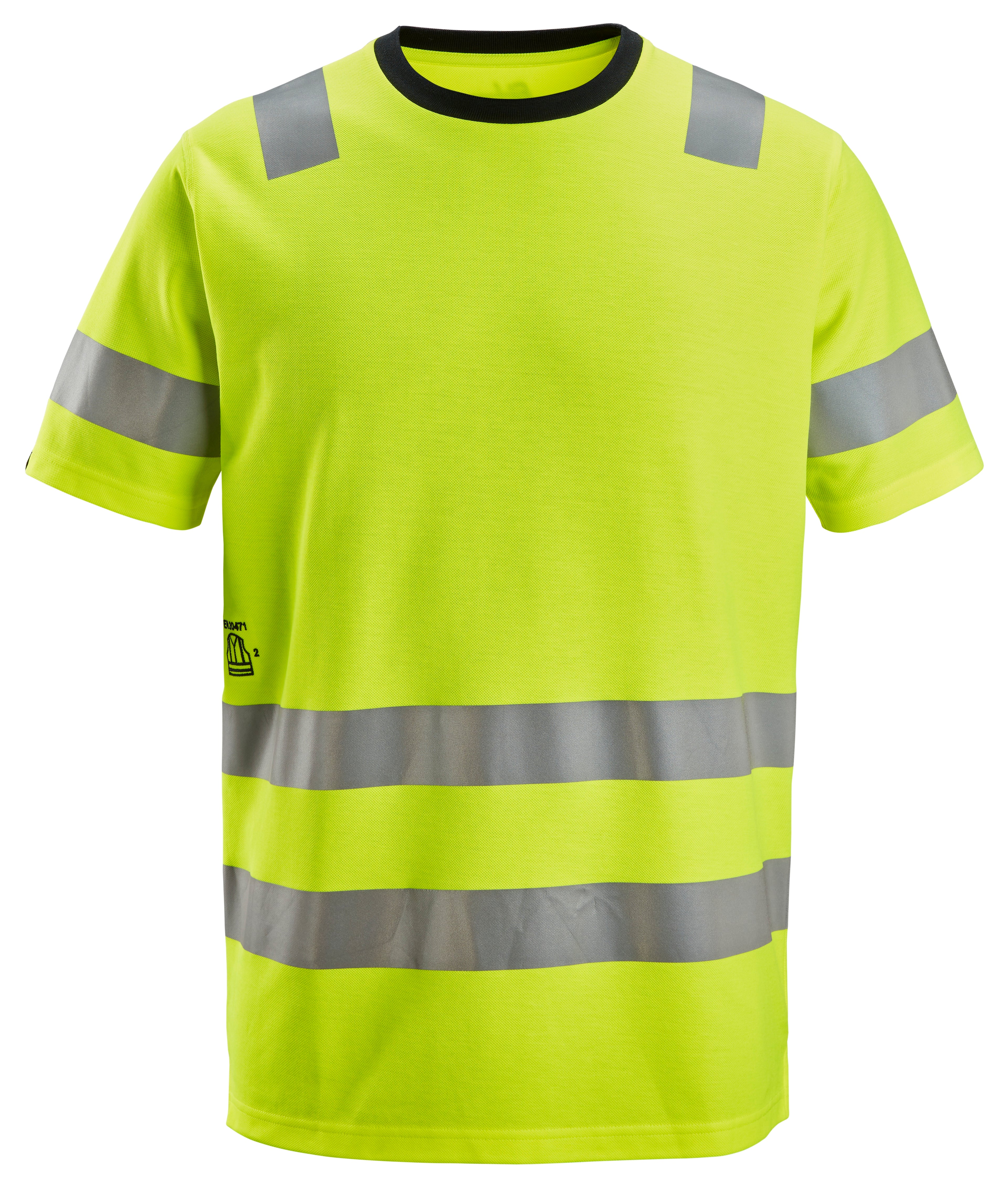 High-Vis, T-shirt, varsel, klass 2