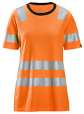 High-Vis, T-shirt varsel dam, klass 2