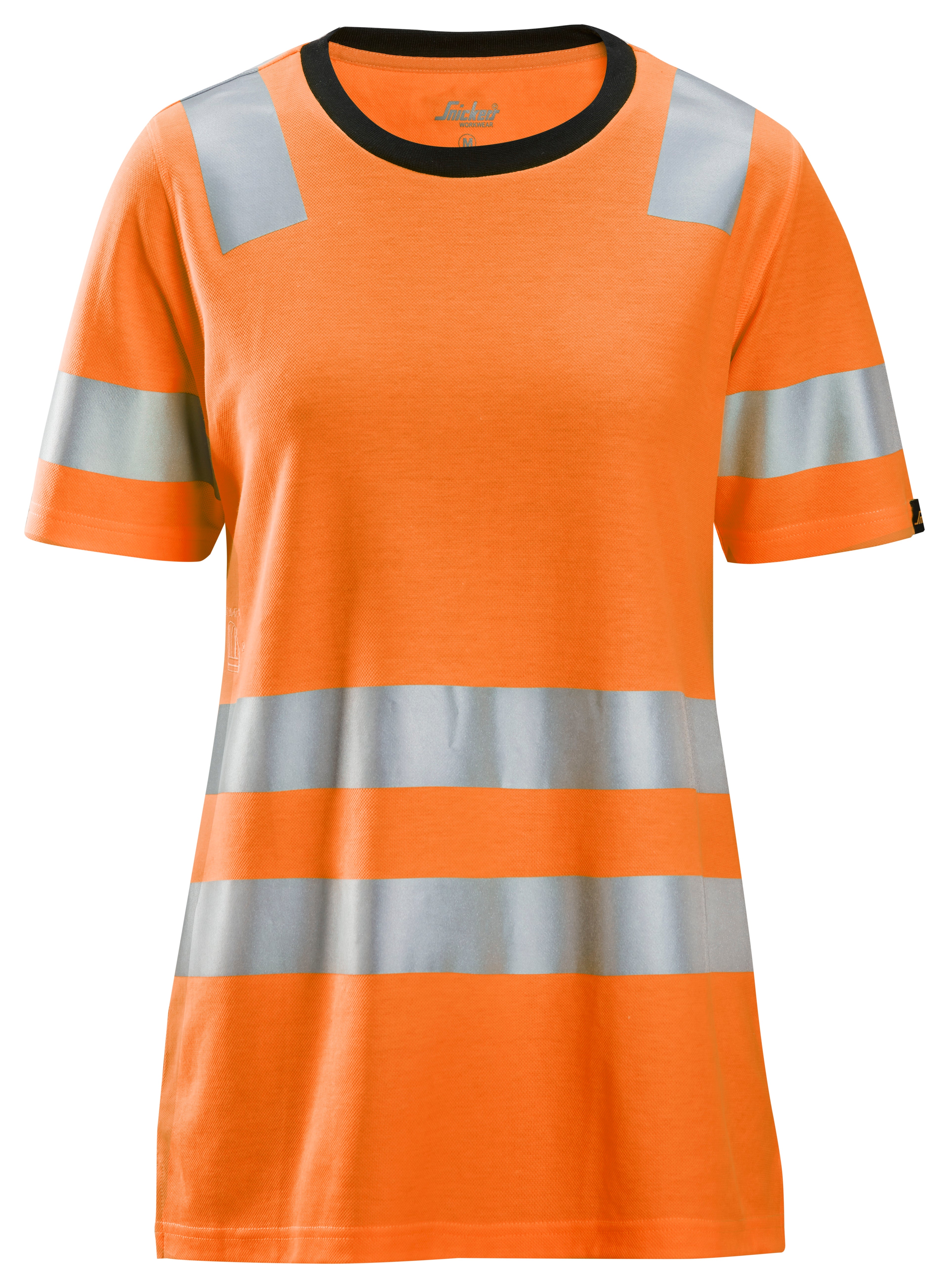 High-Vis, T-shirt varsel dam, klass 2