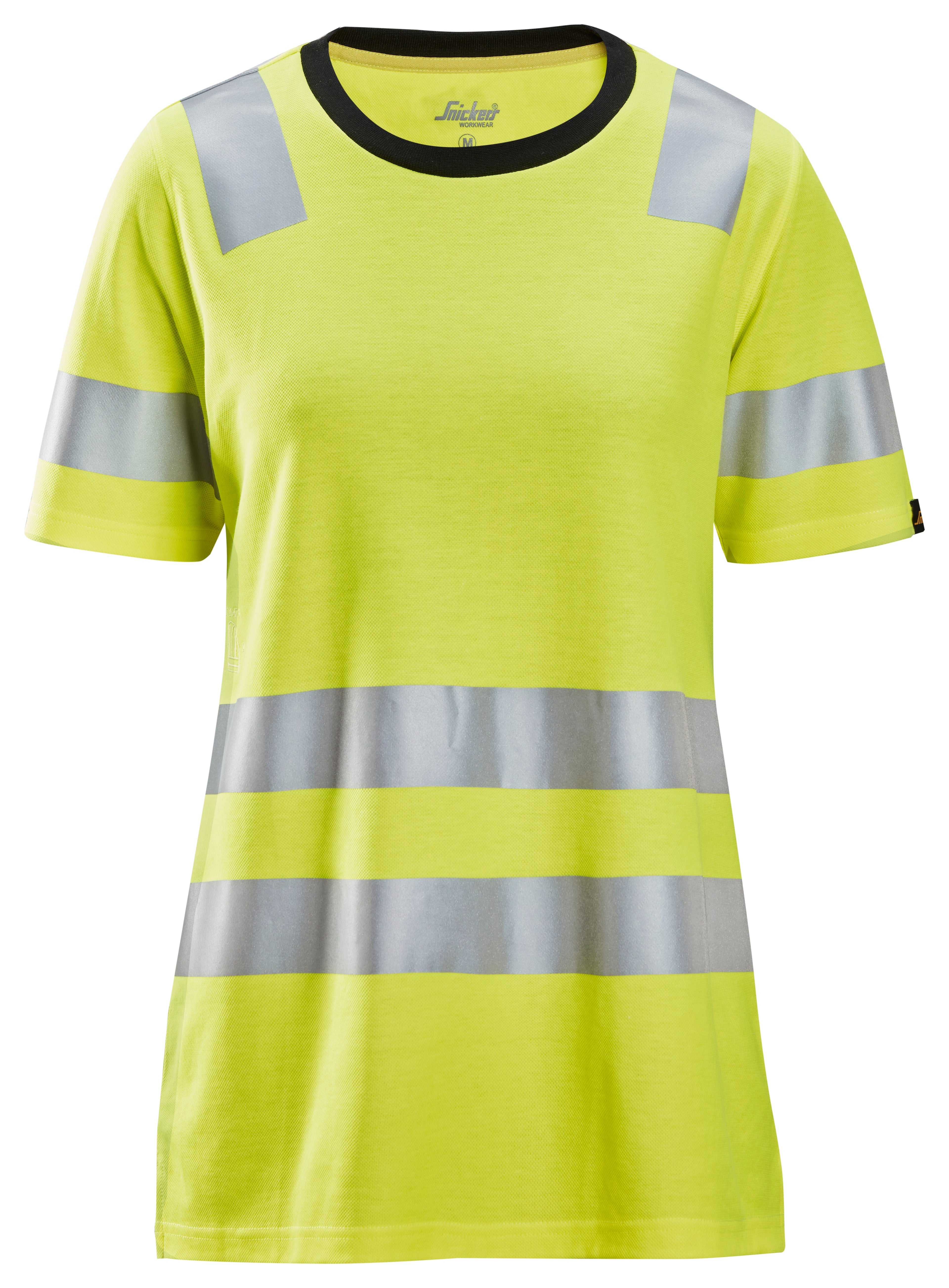 High-Vis, T-shirt varsel dam, klass 2