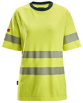 ProtecWork, kortärmad t-shirt i dammodell, varsel klass 2