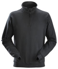 Sweatshirt med halvlång dragkedja