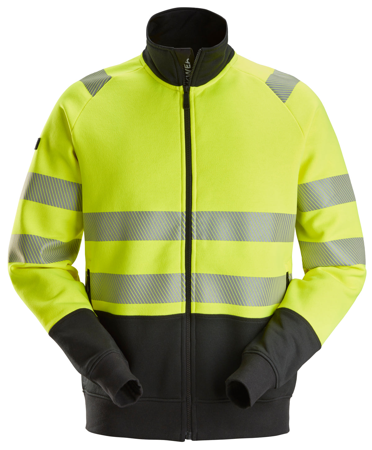 High-Vis, Varseljacka med hellång dragkedja, klass 2