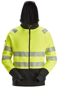 High-Vis, Varselhuvtröja med hellång dragkedja, klass 2