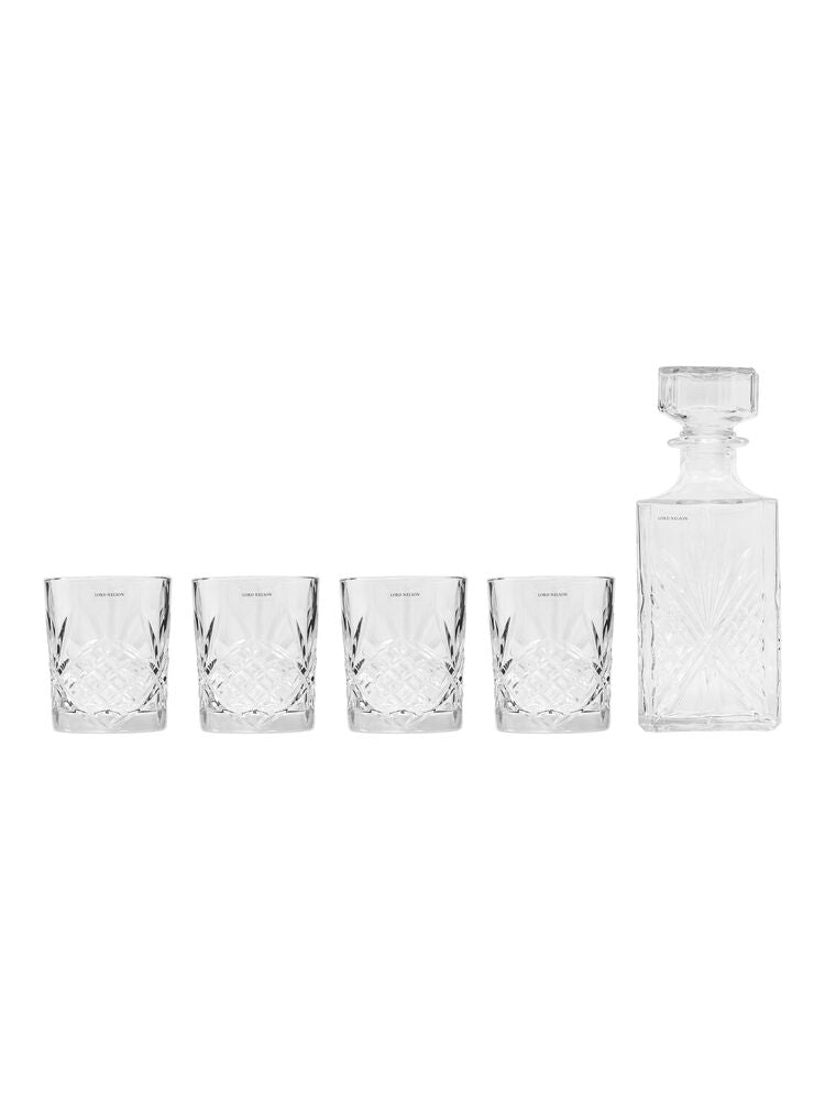 Karaff med 4 glas