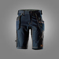 Denimshorts med hölsterfickor