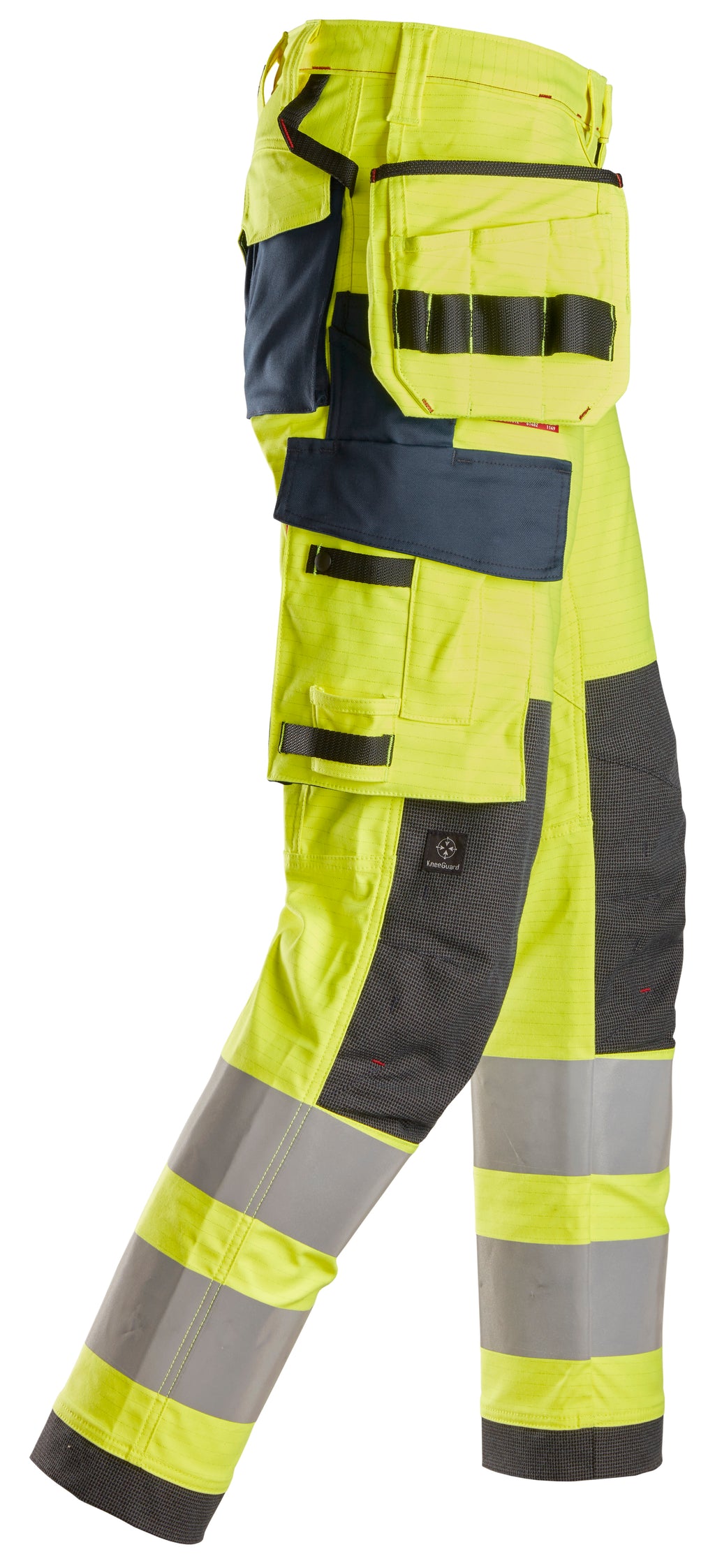 ProtecWork, Arbetsbyxa med stretch och hölsterfickor, varselklass 2