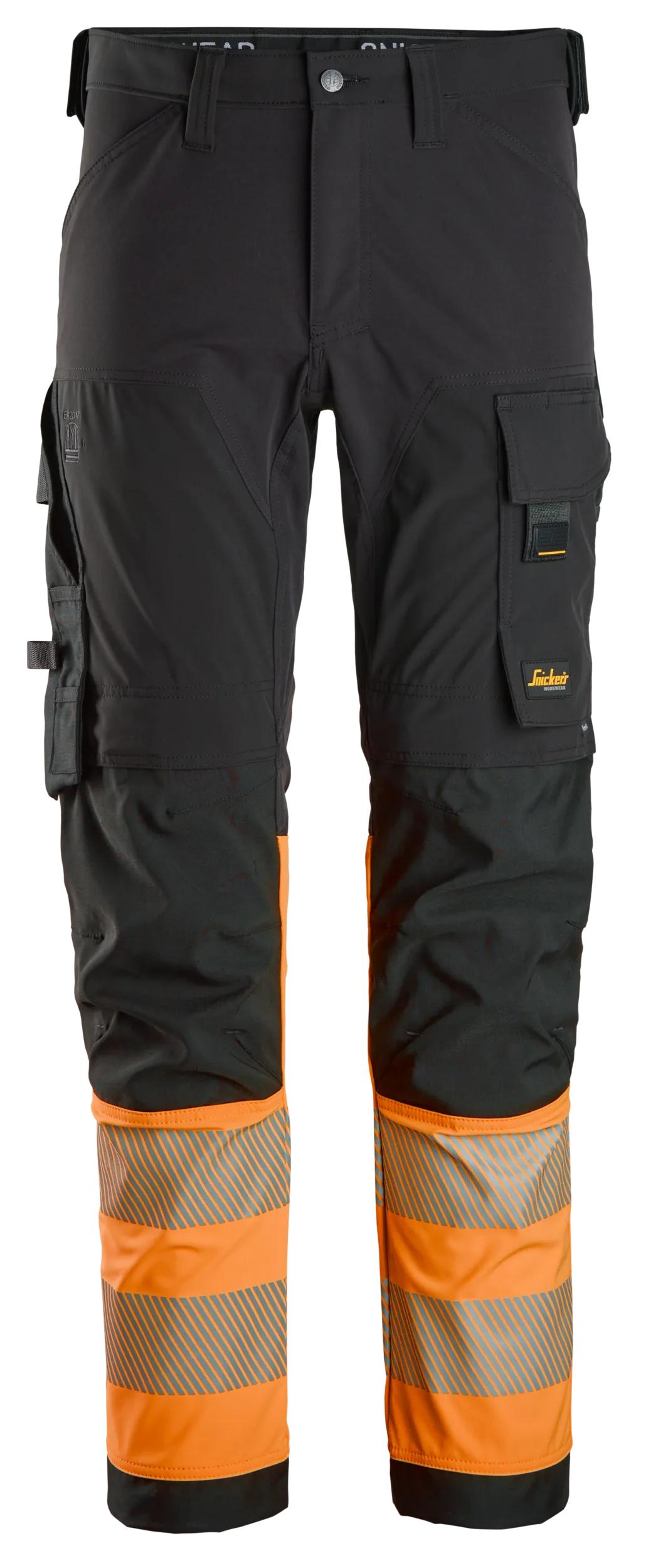 High-Vis, Varselbyxor med 4-vägsstretch, klass 1