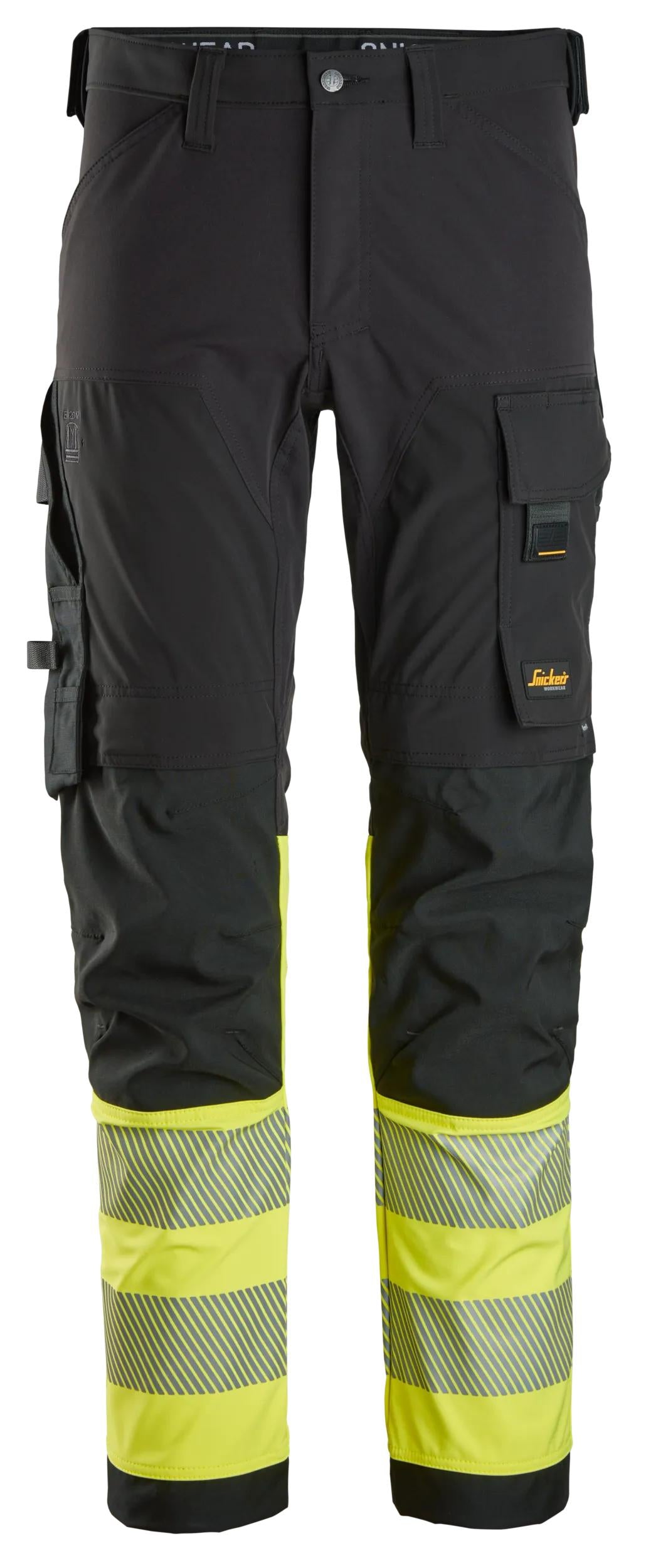 High-Vis, Varselbyxor med 4-vägsstretch, klass 1