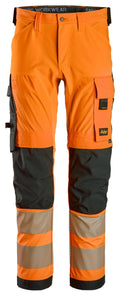 High-Vis, Varselbyxor med 4-vägsstretch, klass 2