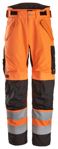 High-Vis, Vattentäta varselbyxor 37,5®, klass 2