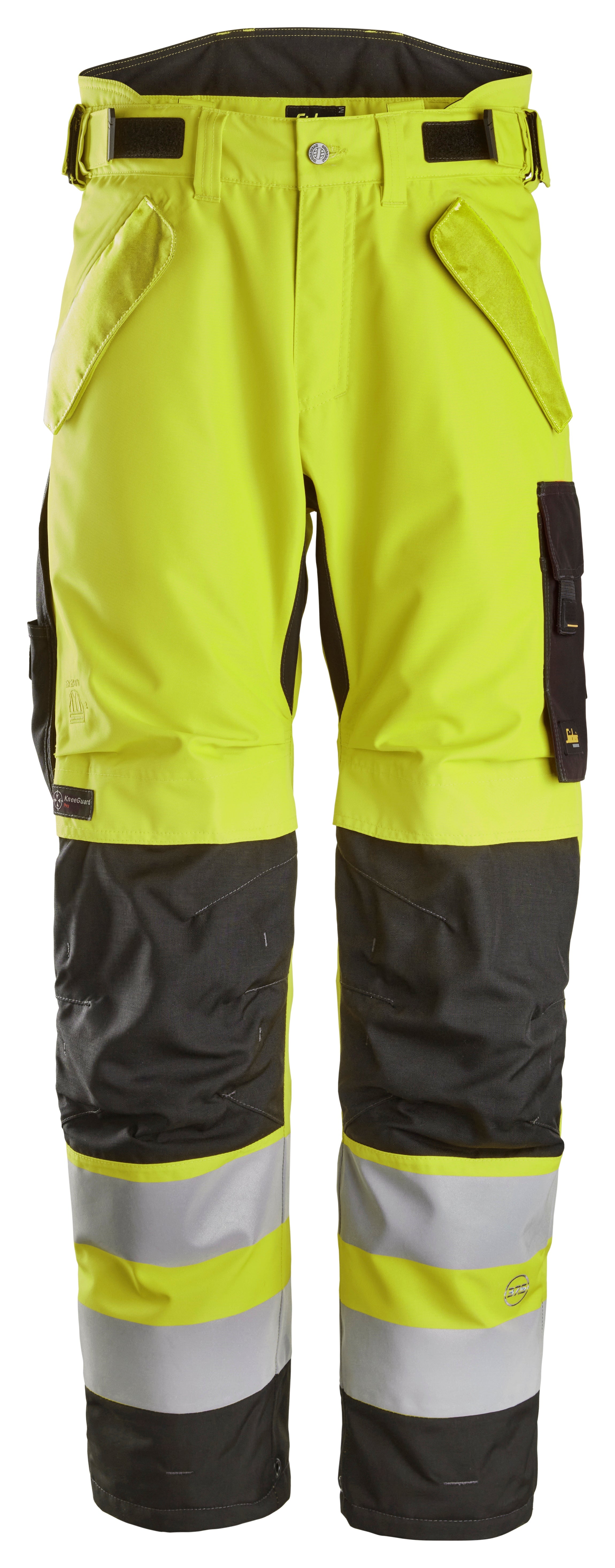High-Vis, Vattentäta varselbyxor 37,5®, klass 2