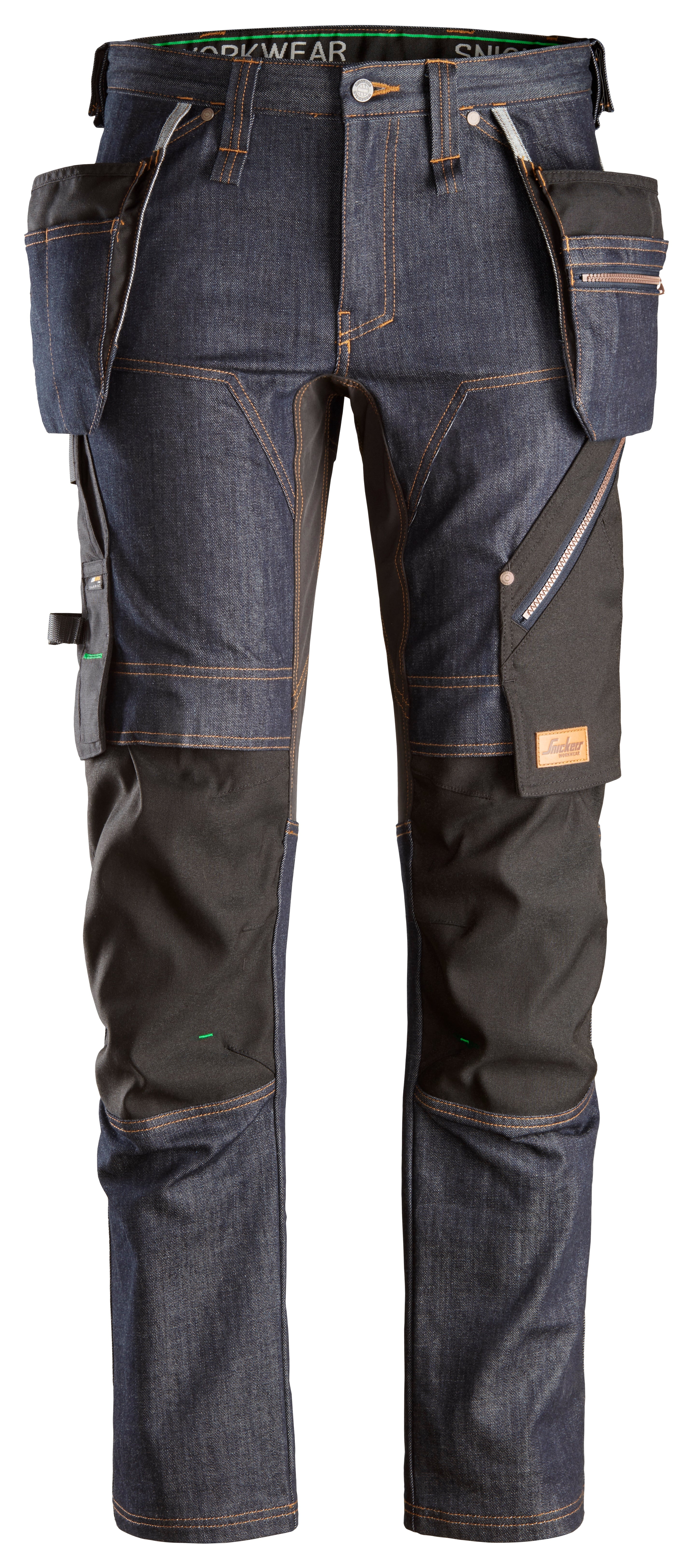 FlexiWork, Denim Arbetsbyxor+ med hölsterfickor