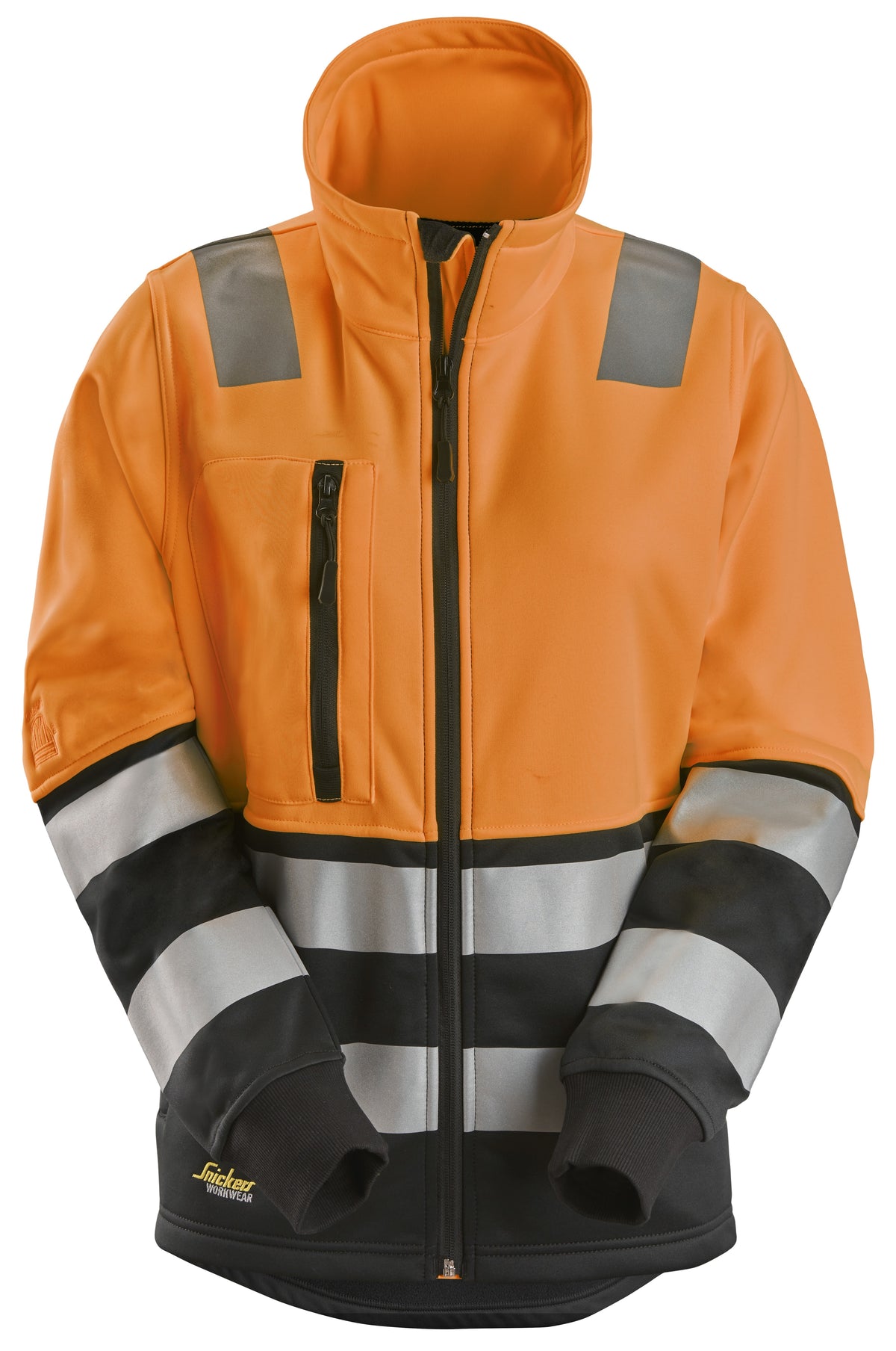 High-Vis, Varseljacka med hellång dragkedja dam, klass 2