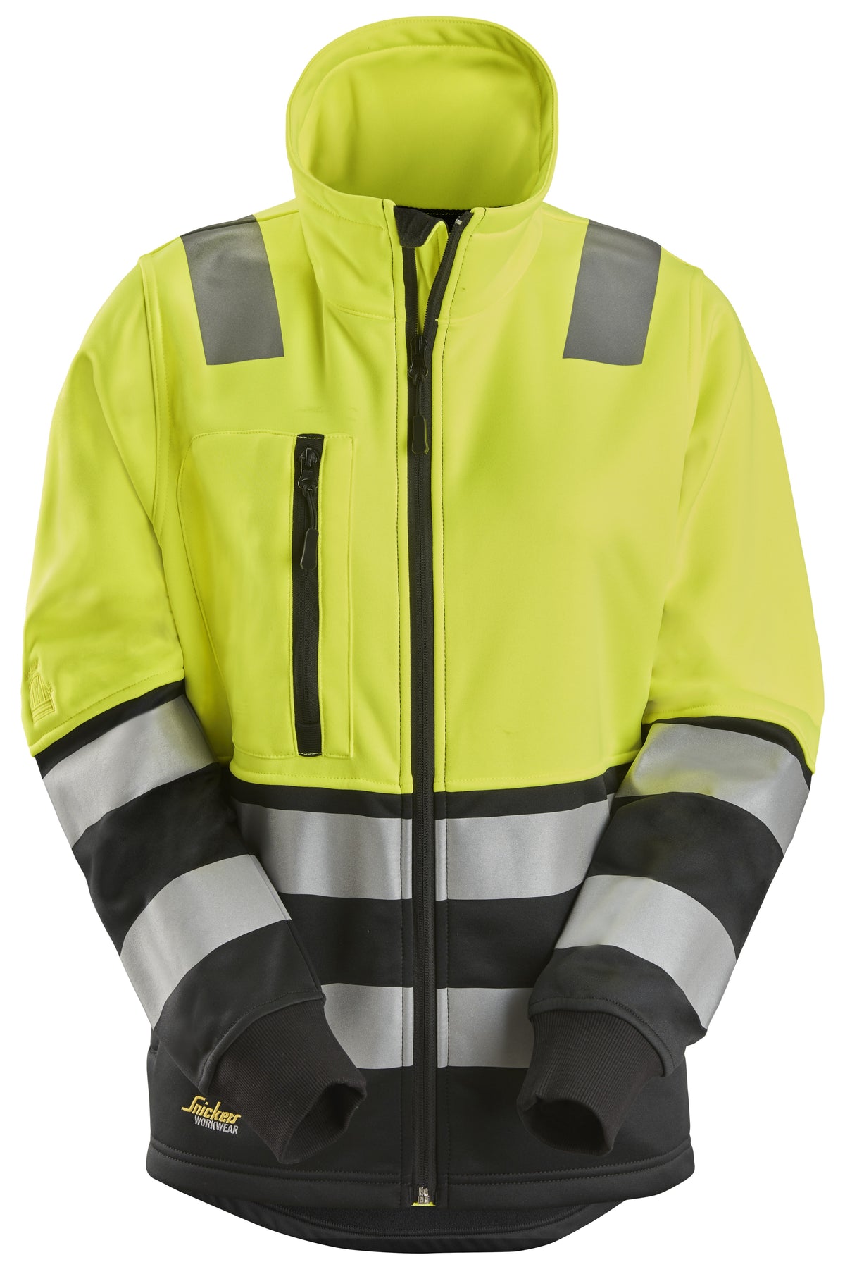 High-Vis, Varseljacka med hellång dragkedja dam, klass 2
