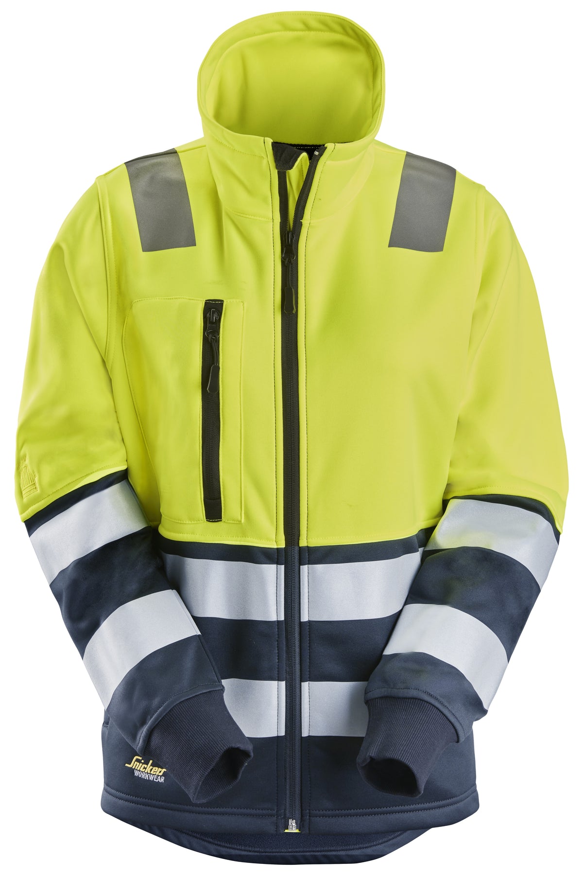 High-Vis, Varseljacka med hellång dragkedja dam, klass 2