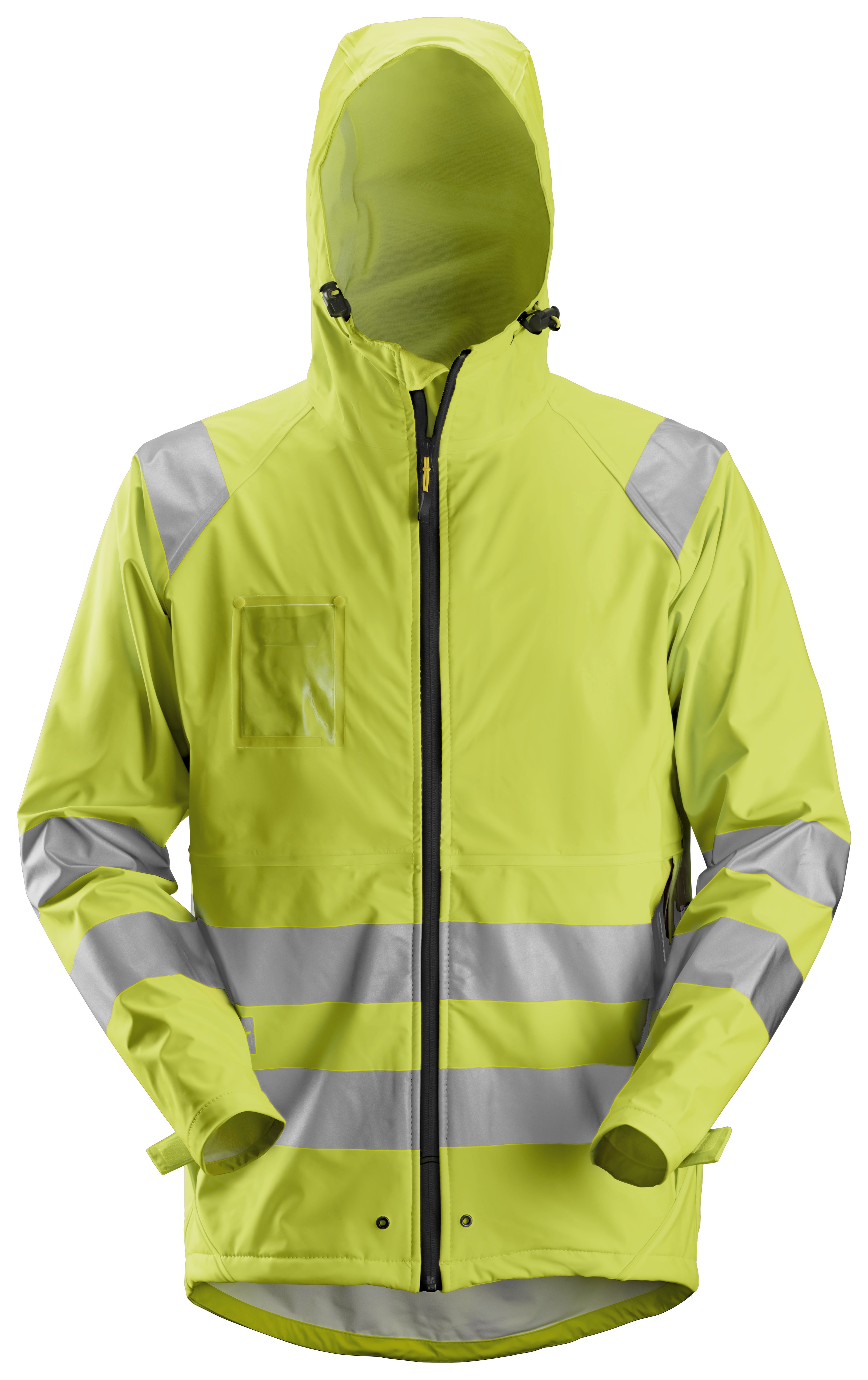 High-Vis, PU Varselregnjacka, klass 3