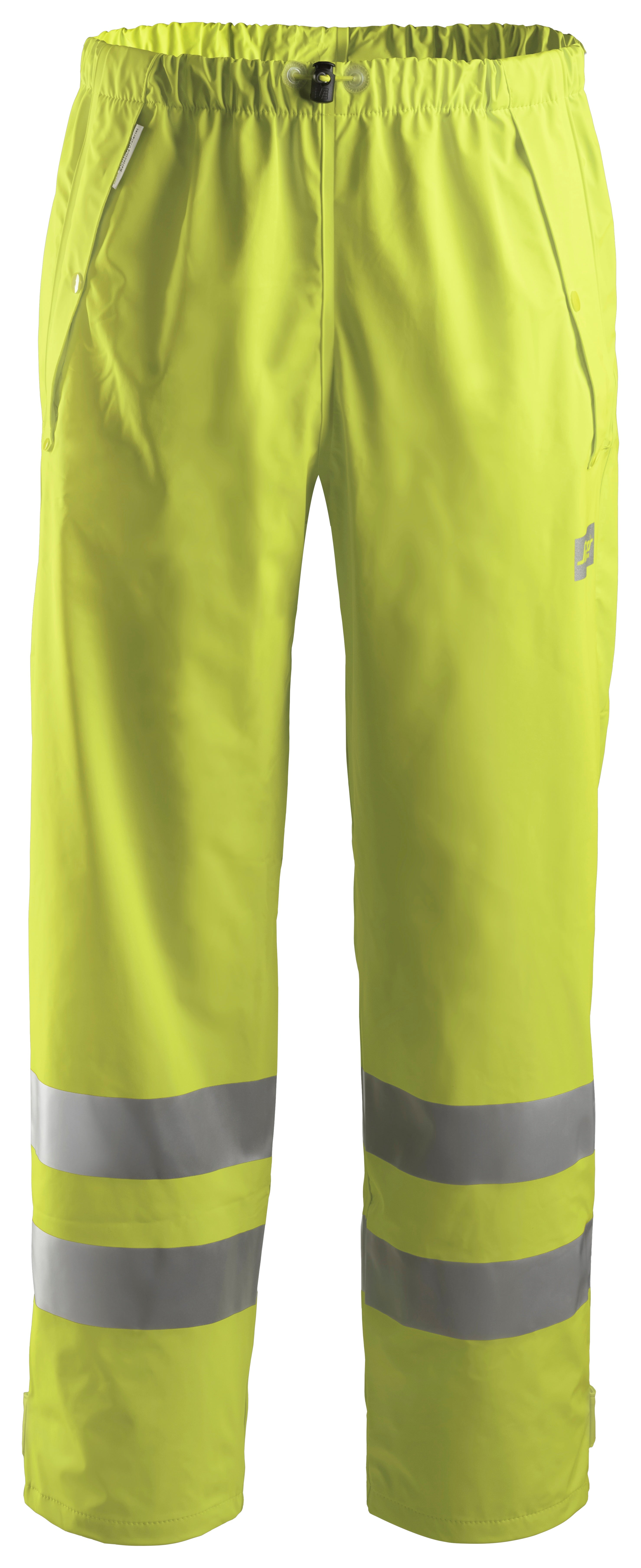 High-Vis, PU Varselregnbyxor, klass 2