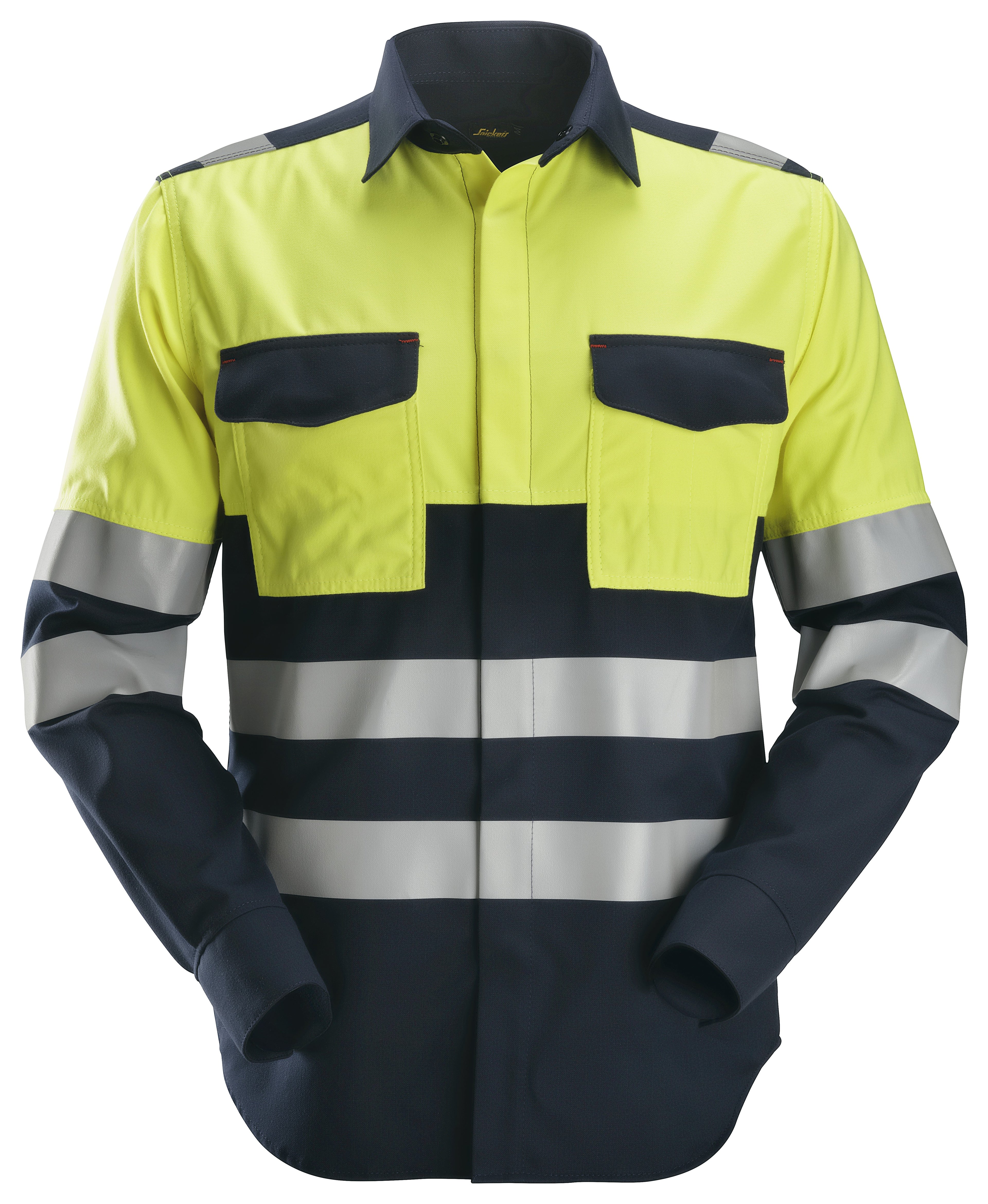 ProtecWork, långärmad skjorta, varselplagg klass 1